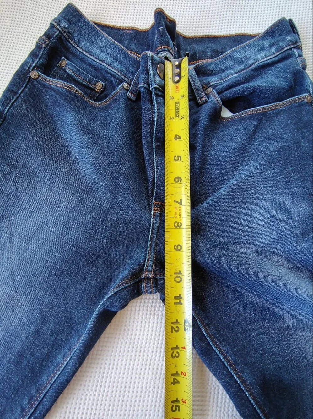 Mott & Bow Men's Dark Blue Slim Fit Jeans Size 30